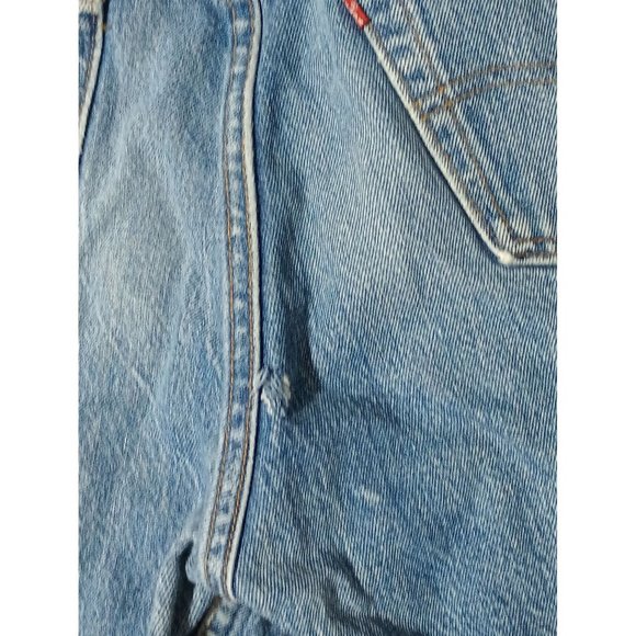 Vintage Levis 501 Jeans Mens Size 34 x 32, Actual 30 x 30 Distressed Blue Denim - Picture 5 of 14